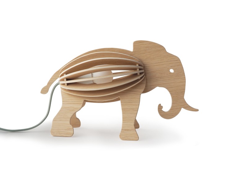 Savane Lampe à poser Eléphant Zooo