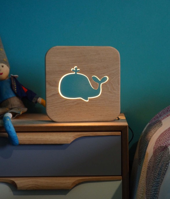 Veilleuse en bois kids...