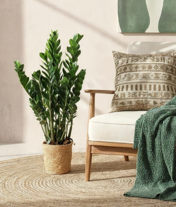 Zamioculcas ZZ et panier