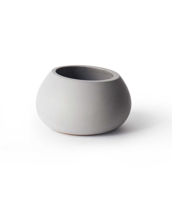 Cache-pot en béton Brut