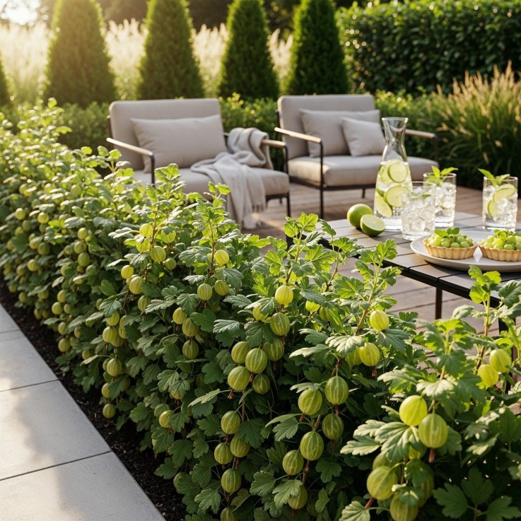 Groseillier maquereau Hinnonmäki Grün x6