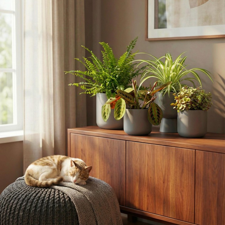 Pack 4 plantes pets friendly