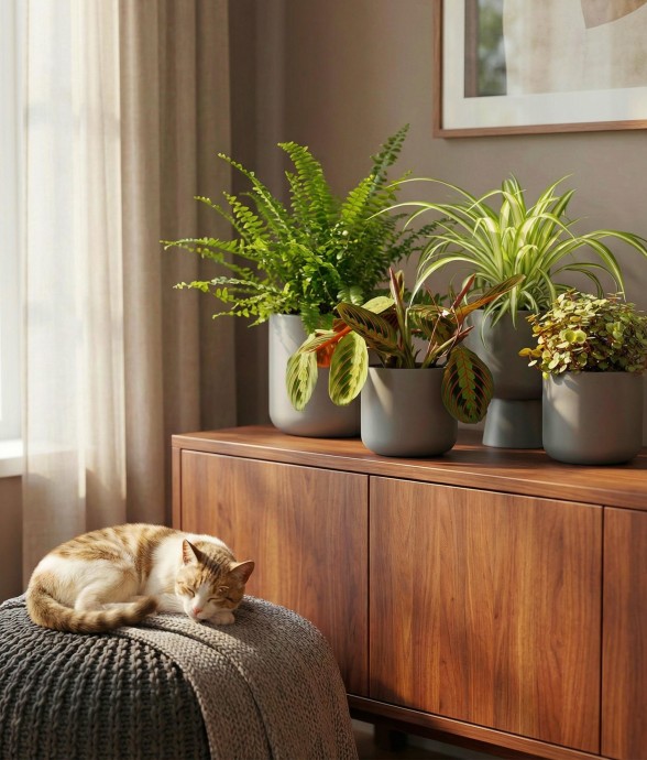 Pack 4 plantes pets friendly