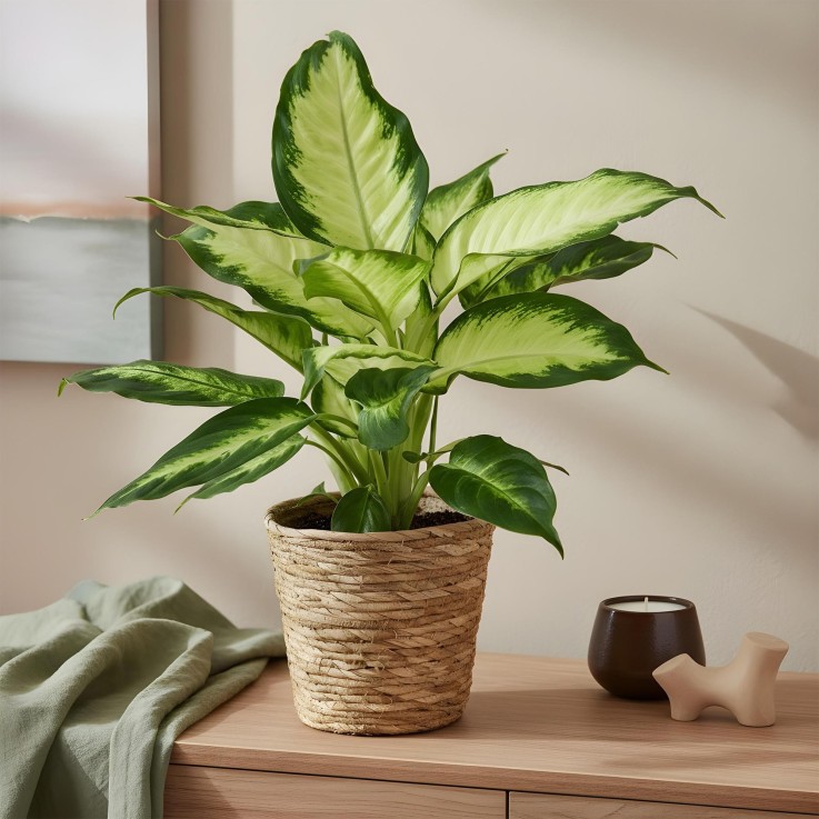 Dieffenbachia Camilla – Pot 17 cm – Hauteur 45-50 cm X2