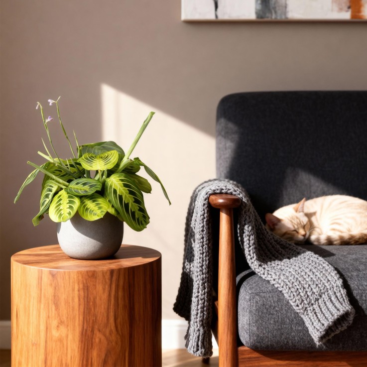 Maranta Fascinator Lemon Lime -  1