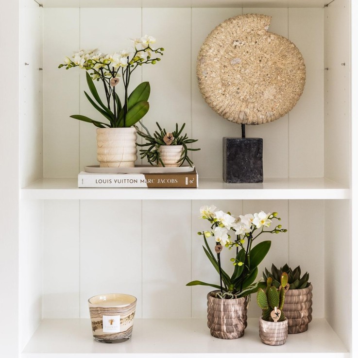 Marble Light - Pot décoratif en céramique