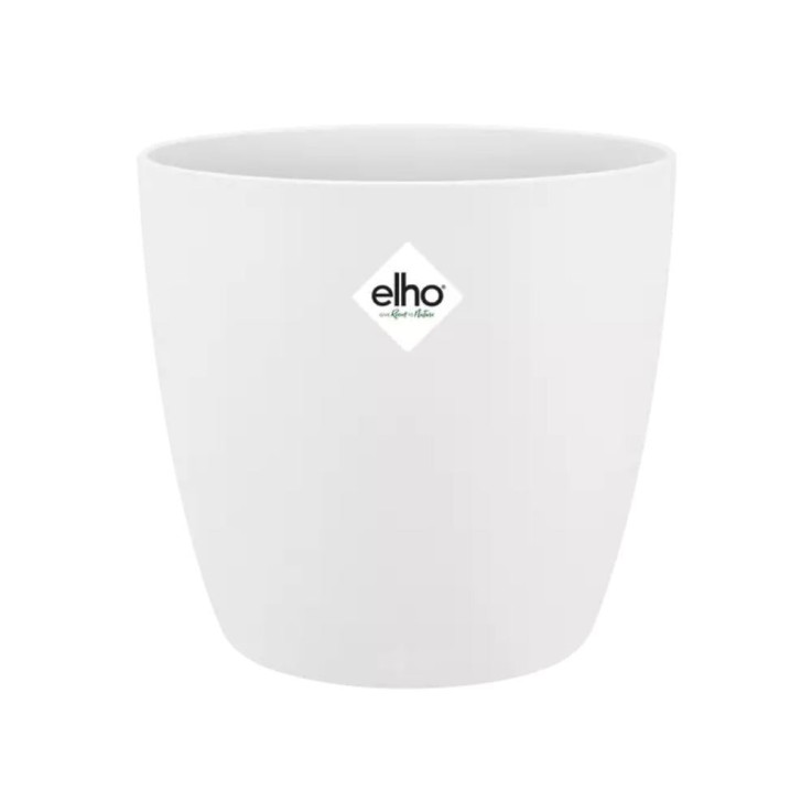 Cache-pot ELHO Bruxelle rond 18cm blanc