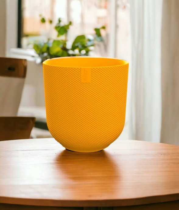 Cache-pot Elho Jazz Jaune -...