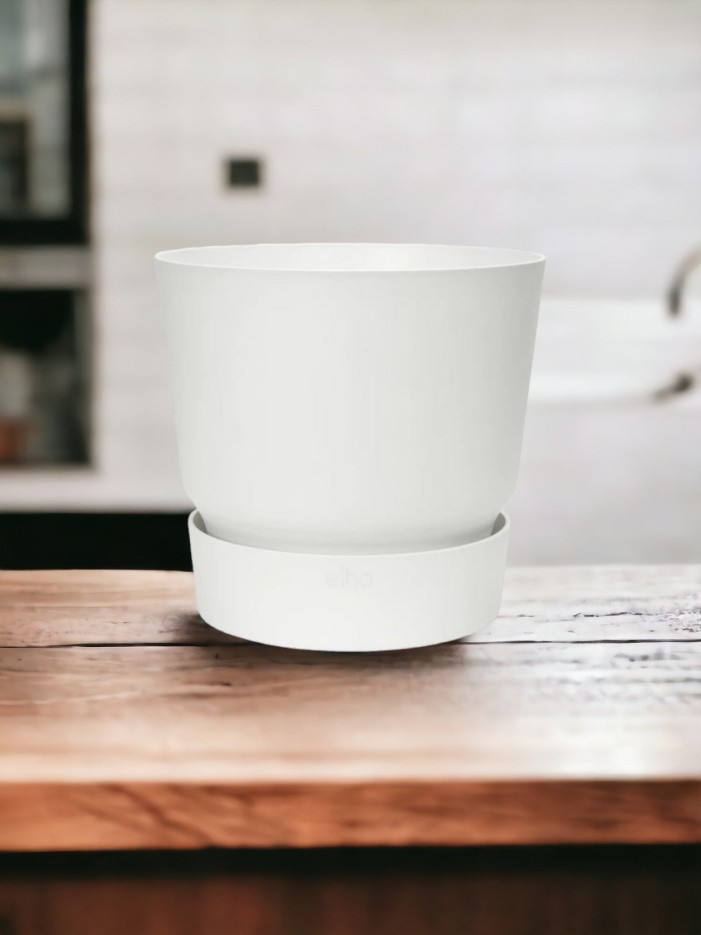 Cache-Pot Elho Greenville Blanc - D39 x H37