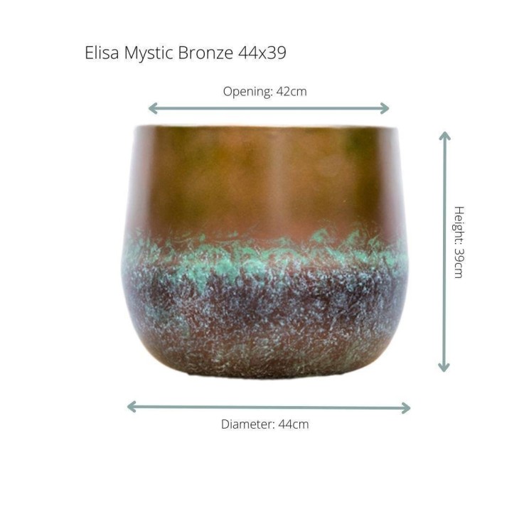 Pot Elisa Bronze Mystique 44 cm