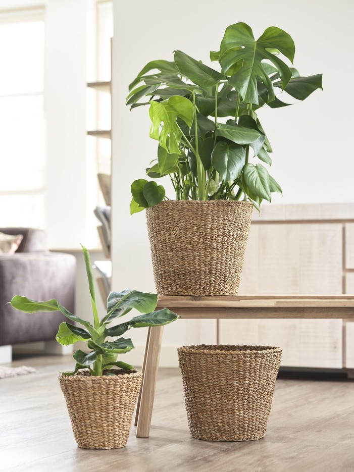 Panier naturel - h23cm, Ø26cm