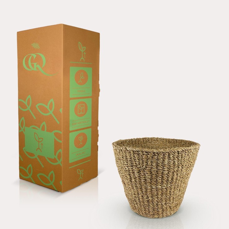 Panier naturel - h23cm, Ø26cm