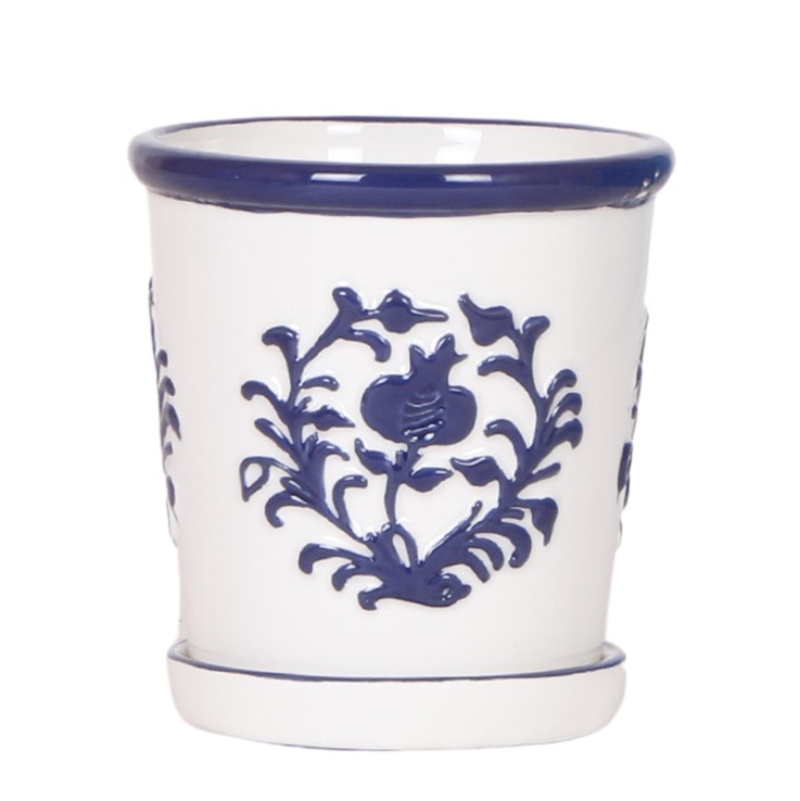 Cache-pot Malaga bleu