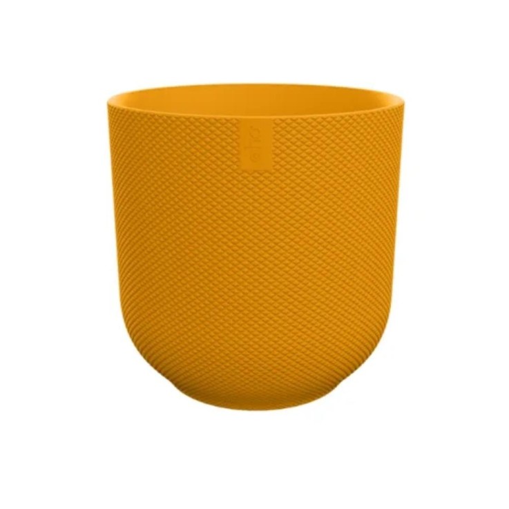 Pot Elho Jazz Rond jaune ambré 19 cm