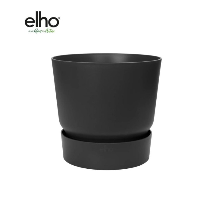 Cache-Pot Elho Greenville Noir - D39 x H37