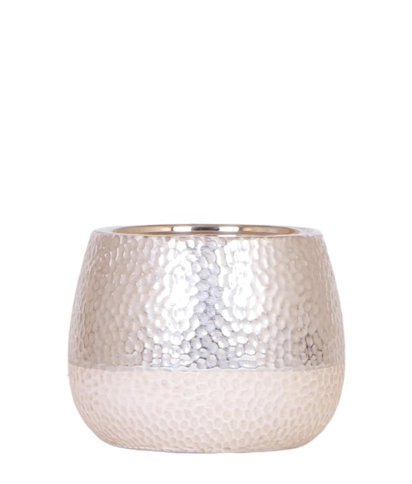 Pot décoratif argenté Elite...