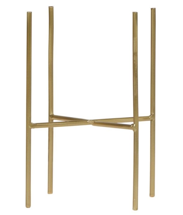 Support métallique doré...