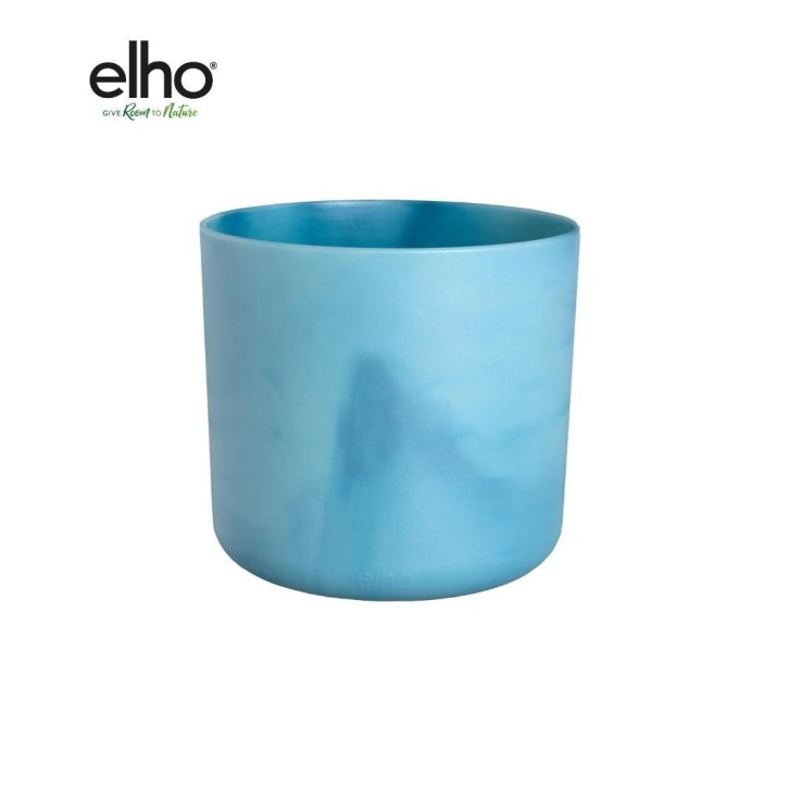 Pot Elho Ocean Rond bleu atlantique 14cm