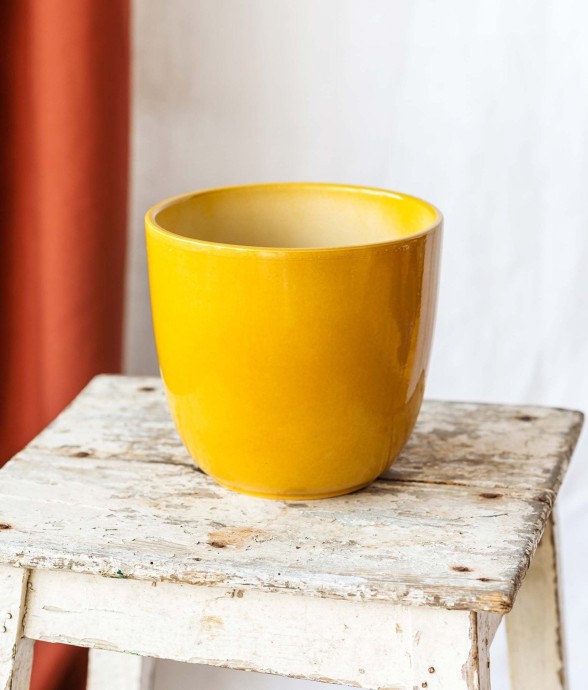 Cache pot Oslo – Jaune