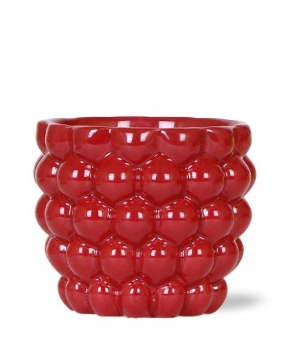 Pot en céramique rouge pour...