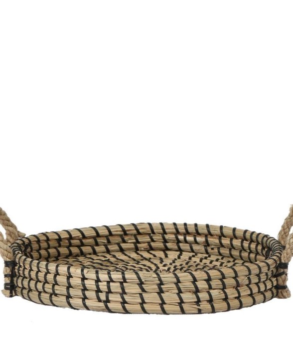 Plateau Tressé Noir -...