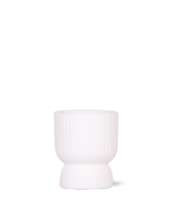 Pot Décoratif Diabolo Blanc