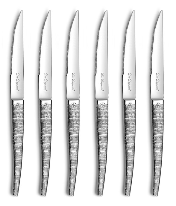 Set 6 Couteaux Steak Jet...