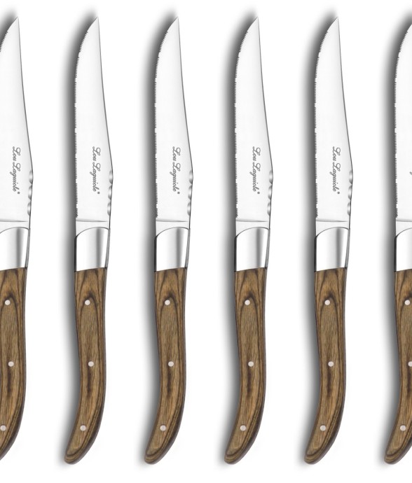 Coffret 6 couteaux steak en...