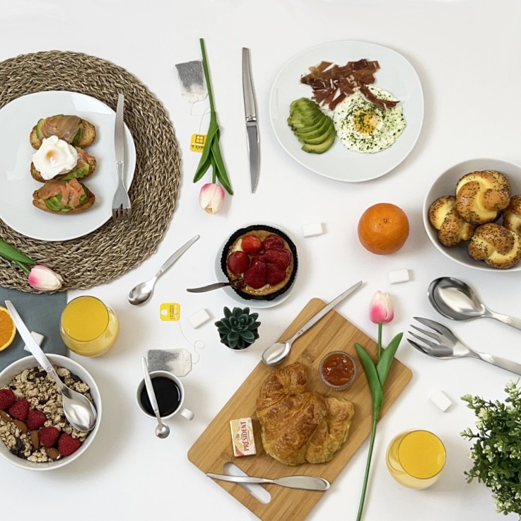 Lot de 2 tartineurs Jet Sablé en inox