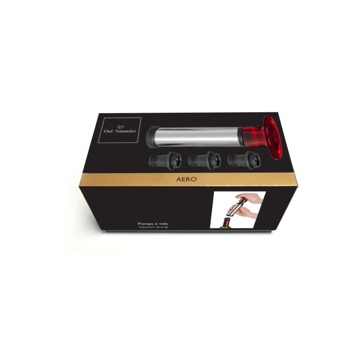 Pompe à vide avec 3 bouchons