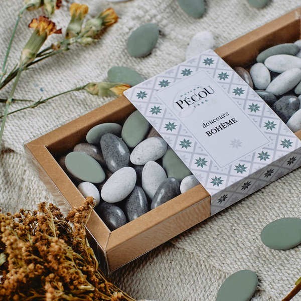 Assortiment de dragées - Douceurs Bohème - Boîte de 180g