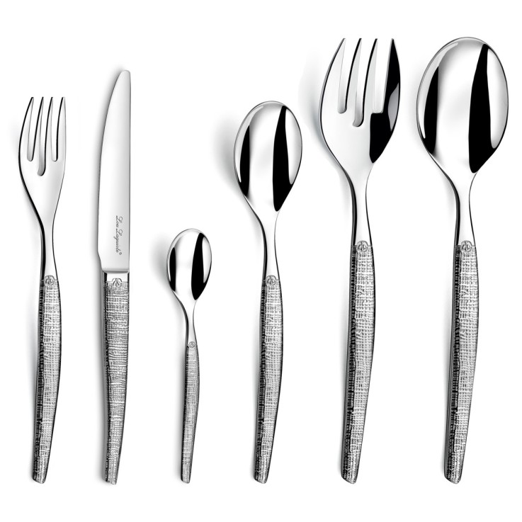 Ménagère 50 pièces Jet Textil en inox