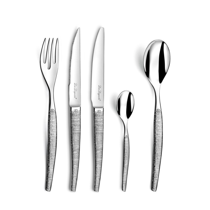 Ménagère 30 pièces table & steak Jet Textil en inox