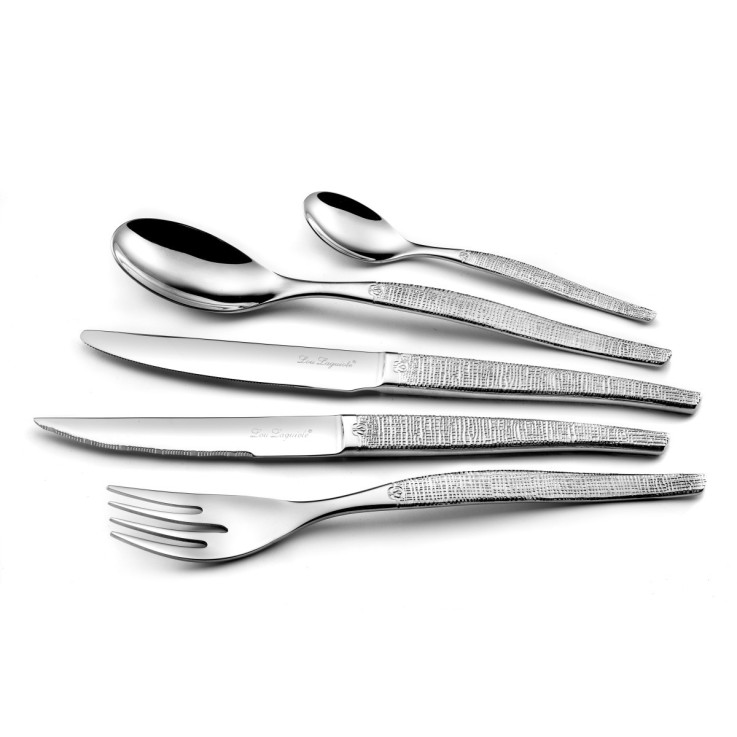 Ménagère 30 pièces table & steak Jet Textil en inox