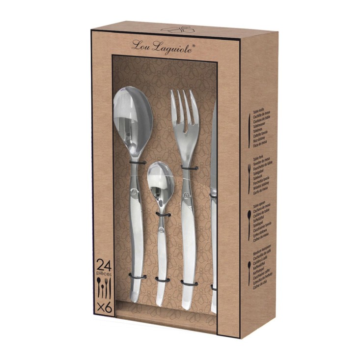 Coffret 24 pièces Jet en inox
