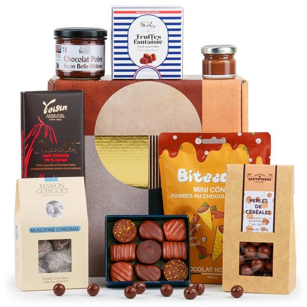 Coffret cadeau Le 100% Chocolat (8 produits)