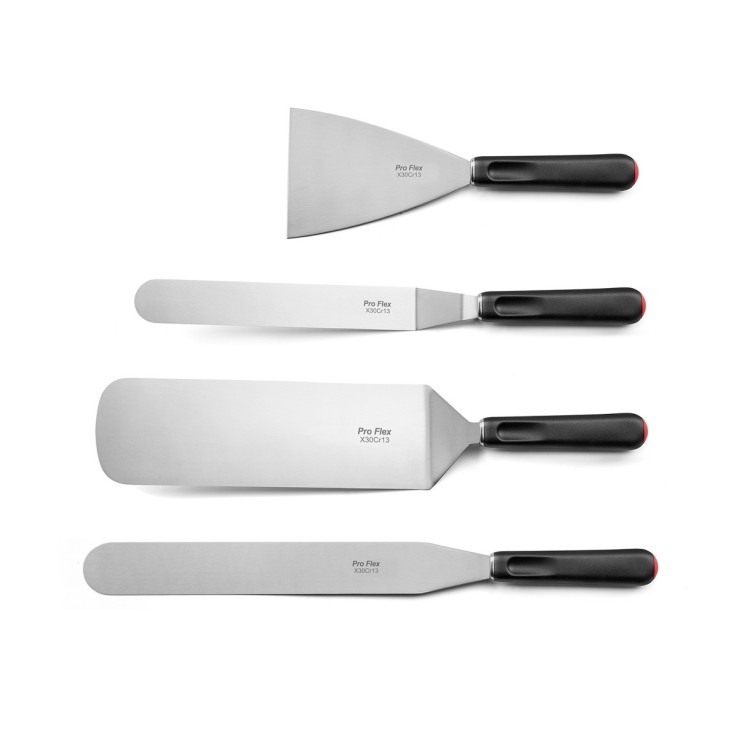 Set 4 spatules de cuisson en inox