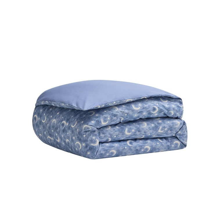 Housse de couette enfant imprimée en percale de coton, PETIT REVEUR