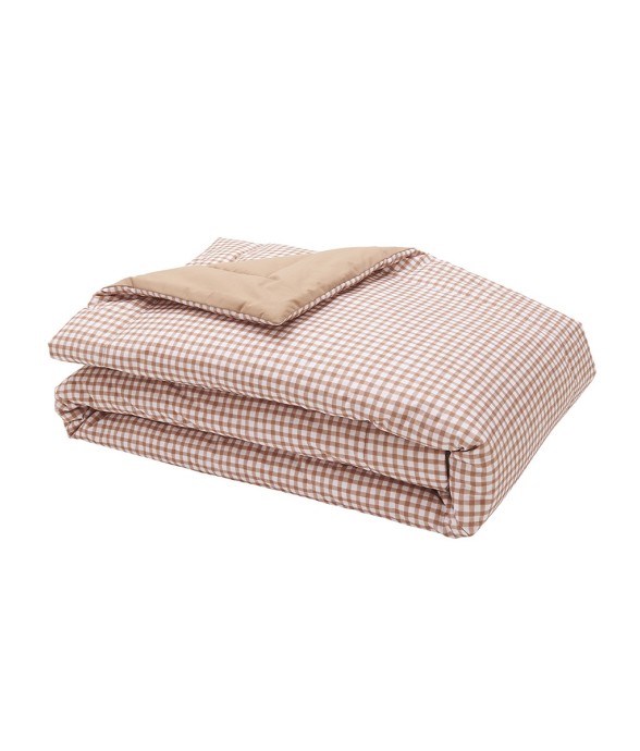 Edredon imprimé en percale...