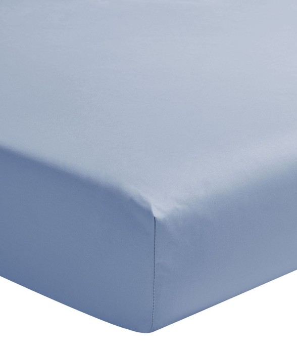Drap housse uni en percale...
