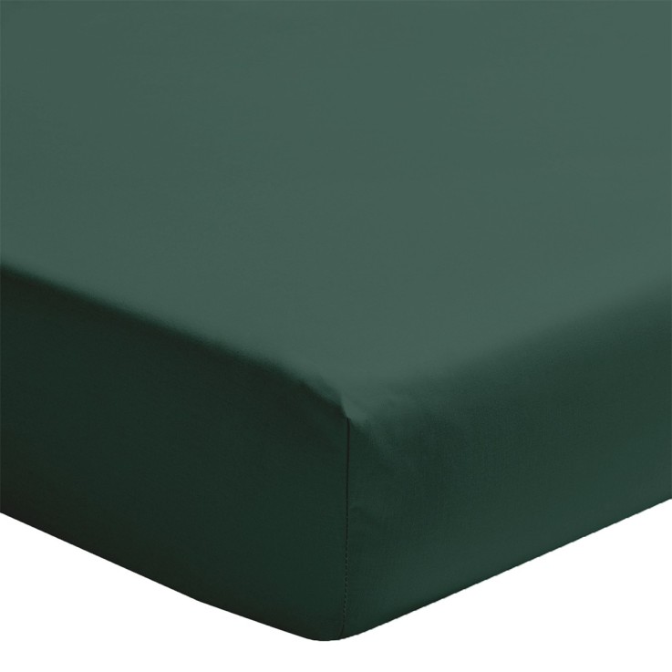 Drap housse uni en percale de coton, tête et pied relevables, bonnet de 30cm, PREMIÈRE