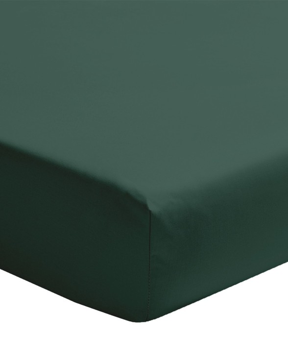 Drap housse uni en percale...