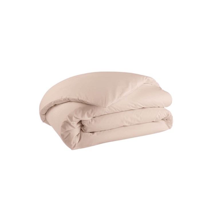 Parure de lit unie en percale de coton, taies carrées, PREMIÈRE