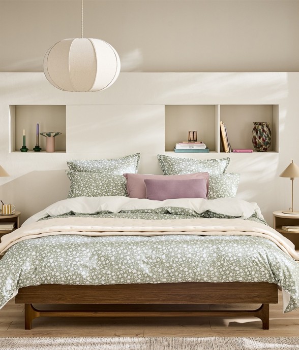 Parure de lit imprimée en...