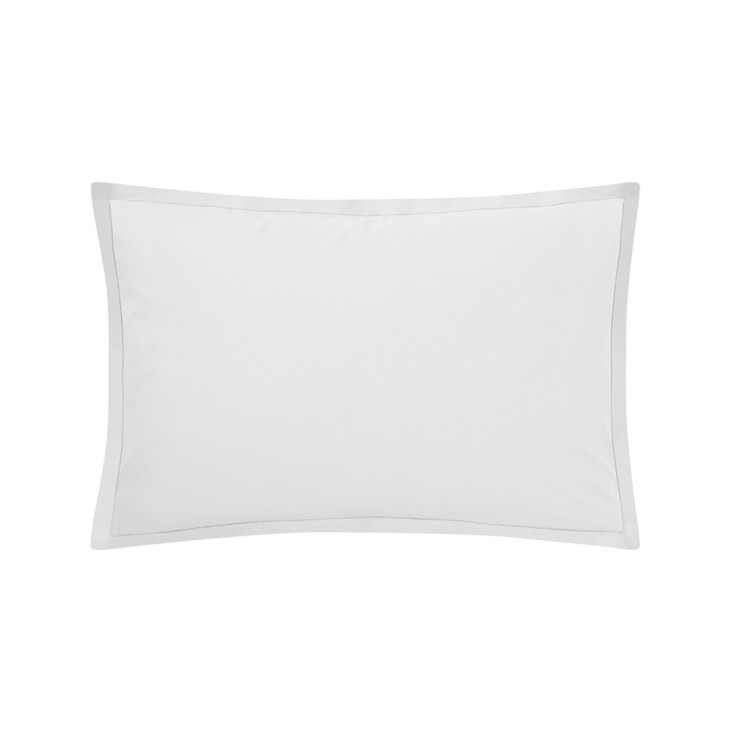 Parure de lit unie en coton, taies rectangles, TOUT DOUX