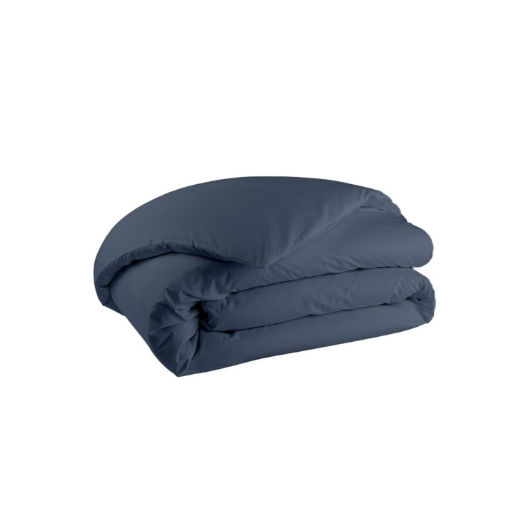 Parure de lit unie en percale de coton, taies rectangles, PREMIÈRE