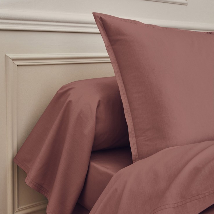 Drap plat uni en percale de coton, PREMIÈRE