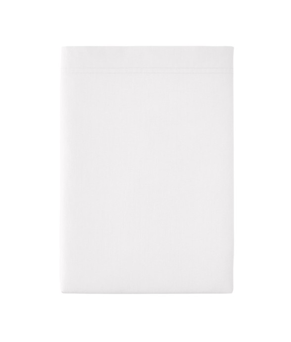 Drap plat uni en percale de...