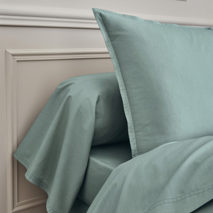 Drap plat uni en percale de coton, PREMIÈRE