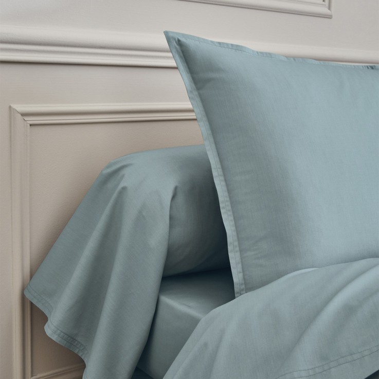 Drap plat uni en percale de coton, PREMIÈRE
